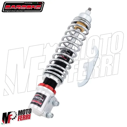 Ammortizzatore Anteriore Vespa PX PE / T5 125 150 200 Carbone Hi-Tech Cromato