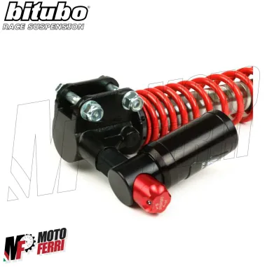 AMMORTIZZATORE BITUBO ANTERIORE E POSTERIORE ROSSO A GAS VESPA 125 150 200 PX PE