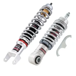 AMMORTIZZATORE ANTERIORE E POSTERIORE CARBONE HI-TECH CROMATO VESPA 50 R L N 125 ET3 PRIMAVERA