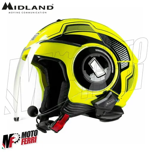 Interfono DOPPIO MIDLAND BT MINI TWIN BLUETOOTH MOTO SCOOTER 2 CASCHI