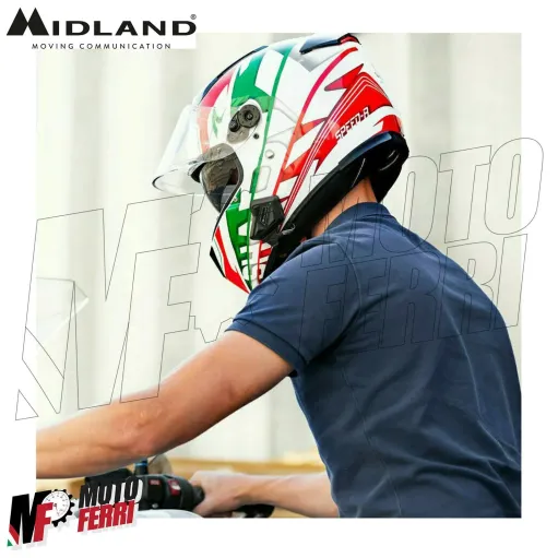 Interfono DOPPIO MIDLAND BT MINI TWIN BLUETOOTH MOTO SCOOTER 2 CASCHI