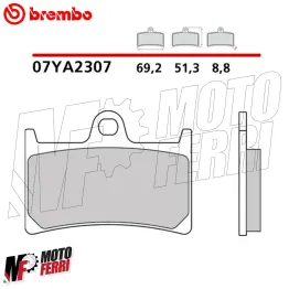 MF2820 PASTIGLIE FRENO ANTERIORI BREMBO YAMAHA MT07 MT09 R1 MT10 2