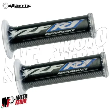MF2825 - COPPIA MANOPOLE SOFT GRIPS HARRI'S YAMAHA YZF R1 SP M M1 1000 CON LOGO