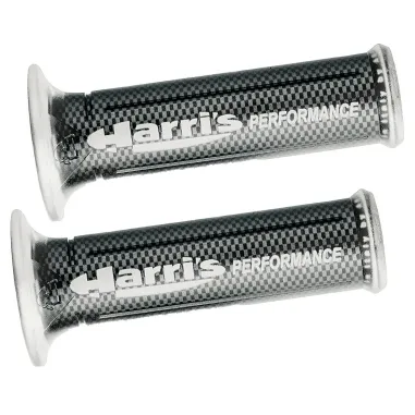 MF2827 - Coppia Manopole Soft Grips Harri's Universali Scooter Effetto Carbonio