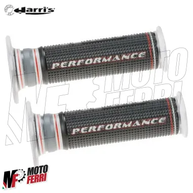 MF2832 - COPPIA MANOPOLE SOFT GRIPS HARRI'S PERFORMANCE UNIVERSALI SCOOTER NERE