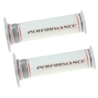 MF2833 COPPIA MANOPOLE SOFT GRIPS HARRIS PERFORMANCE UNIVERSALI SCOOTER BIANCO