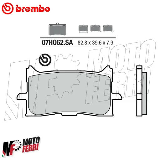 MF2835 Pastiglie Freno Anteriore Honda X-ADV 750 2017 / 2025 Brembo Rosse Sinter