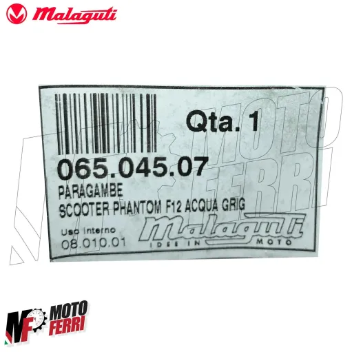 MF2900 - Paragambe Scudo Interno Grigio Malaguti F12 LC Twin 50 2T 1994 - 2001
