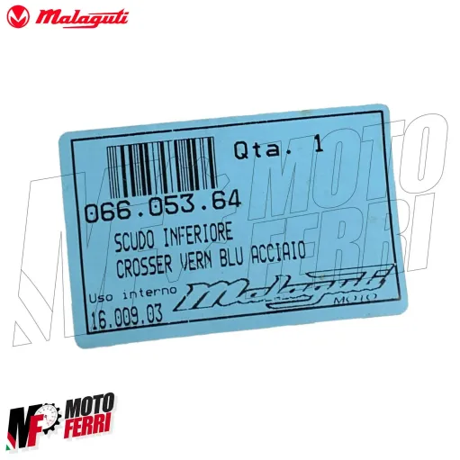 MF2963 -  SCUDO ANTERIORE INFERIORE BLU MALAGUTI CROSSER 50 2T DA 1995 A 1998
