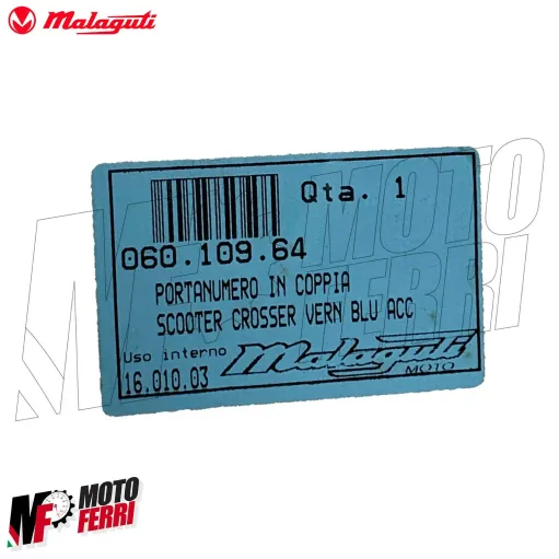 MF2964 - FIANCHETTI POSTERIORI BLU ACCIAIO MALAGUTI CROSSER 50 2T DA 1995 A 1998