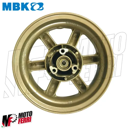 MF2976 CERCHIO ANTERIORE GRIMECA ORO ATTACCO DISCO 3 FORI MBK BOOSTER R SPIRIT