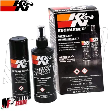MF3006 KIT PULIZIA FILTRO ARIA KN K&N SPORT SPORTIVO DETERGENTE OLIO MOTO AUTO