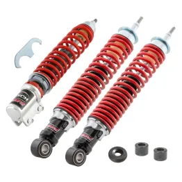 MF3013 AMMORTIZZATORI POSTERIORI + ANTERIORE HITECH CARBONE VESPA GTS 300 HPE