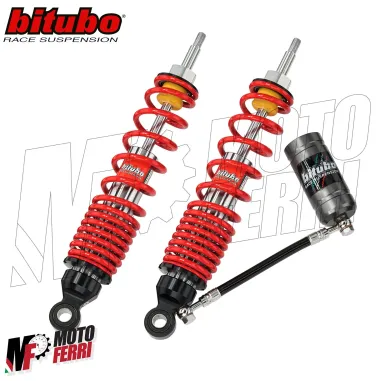 MF3014 AMMORTIZZATORI POSTERIORI GAS + ANTERIORE BITUBO VESPA GTS SUPER HPE