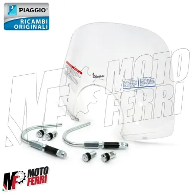 Parabrezza cupolino trasparente Piaggio Vespa GTS 125 250 300 Super Sport