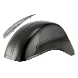 PARAFANGO ANTERIORE GREZZO + CRESTA CROMATA PER VESPA 50 R L N 125 ET3 PRIMAVERA