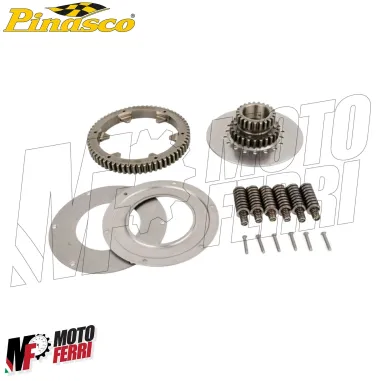 PINASCO KIT PRIMARIA INGRANAGGI LUNGHI 23 64 DENTI DRITTI 7 MOLLE VESPA PX 200