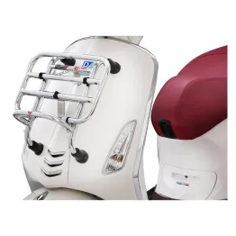Portapacchi Anteriore Cromato Faco per Piaggio Vespa Primavera Sprint 50 125 150