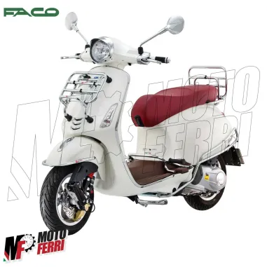Portapacchi Anteriore Cromato Faco per Piaggio Vespa Primavera Sprint 50 125 150