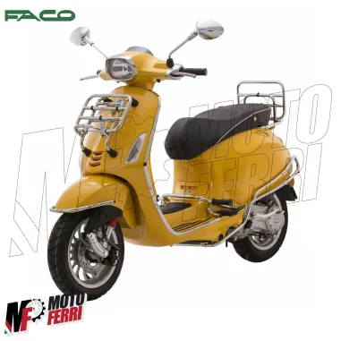 Portapacchi Anteriore Cromato Faco per Piaggio Vespa Primavera Sprint 50 125 150