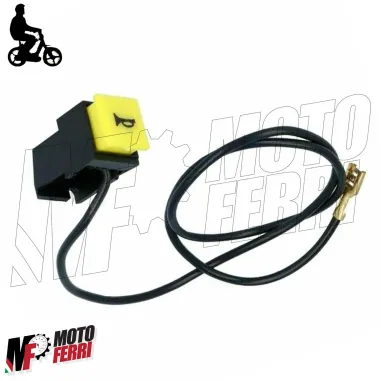 PULSANTE CLAXON QUADRO QUADRATO GIALLO PIAGGIO 50 CIAO SC PX FL SI BRAVO ERRE