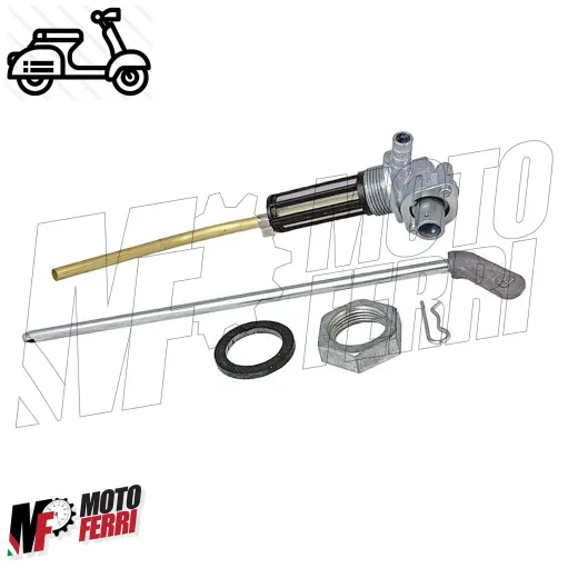 RUBINETTO SERBATOIO BENZINA CON ASTA PER VESPA 50 SPECIAL R 125 ET3 Primavera