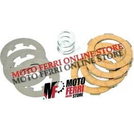 SERIE DISCHI FRIZIONE MODIFICA A 4 CON MOLLA RINFORZATA APE 50 SENZA AVVIAM ELET