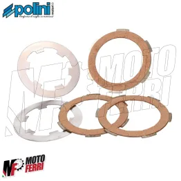 SERIE DISCHI FRIZIONE POLINI VESPA 50 125 PK HP FL FL2 APE 50 FL FL2 FL3 RST MIX 2