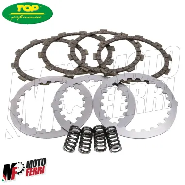 Serie Dischi Frizione TOP Racing + Molle A Carico Maggiore Minarelli AM6 AM345
