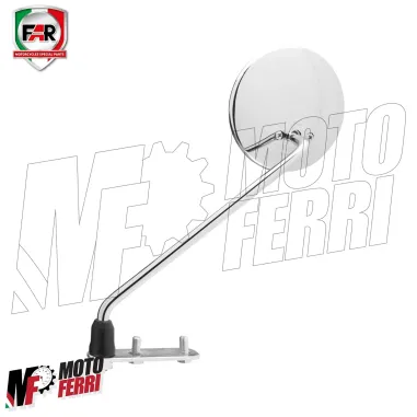 SPECCHIO SPECCHIETTO SINISTRO CROMATO FAR VESPA SPECIAL R L N PK S XL ET3 PX PE