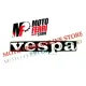 TARGHETTA FREGIO SCUDO ANTERIORE PIAGGIO VESPA 50 125 PK S XL INTERASSE 55 MM