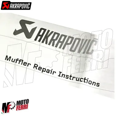 MF1454 Kit ripara marmitta lana AKRAPOVIC Yamaha 500 530 TMAX 2008 - 2016