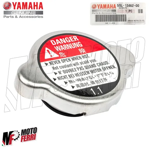 Tappo radiatore originale 5SL1246200 Yamaha 1000 YZF R1 dal 1999 al 2020