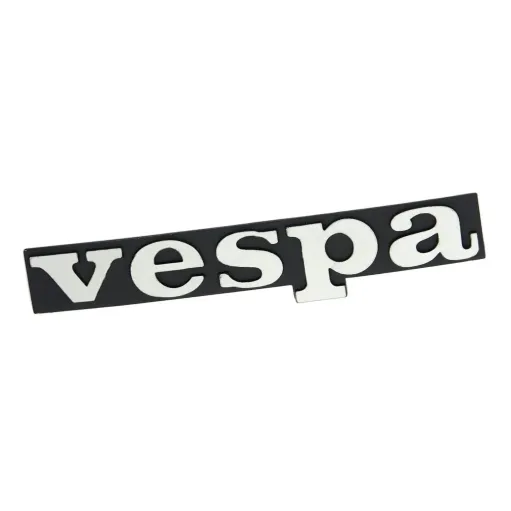Targhetta emblema scritta Vespa anteriore VESPA PX 125 150 200 Arcobaleno T5