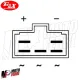 Regolatore di tensione corrente Tourmax per Yamaha 500 TMAX 2004 2005 2006 2007