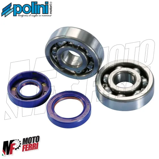 MF1554 Kit cuscinetti albero motore Polini Paraoli Motore Minarelli AM6 AM345