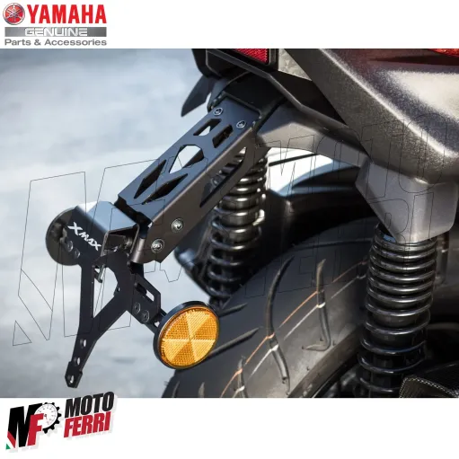 MF2549 - Portatarga sportivo Originale Yamaha XMax 125 300 400 dal 2017 al 2022