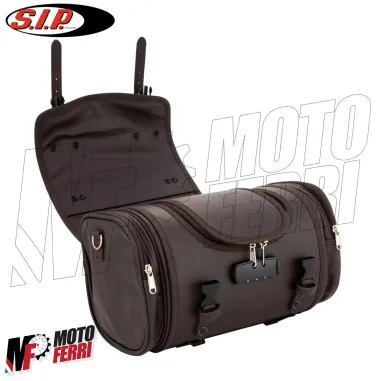 MF4990 Borsa SIP Classic Valigia Pelle Marrone 10 Lt Portapacchi Universale Vespa