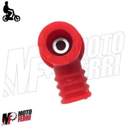 MF0820 Pipetta Candela rossa silicone anti acqua Piaggio Ciao SI Bravo Boxer 2