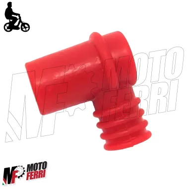 MF0820 Pipetta Candela rossa silicone anti acqua Piaggio Ciao SI Bravo Boxer