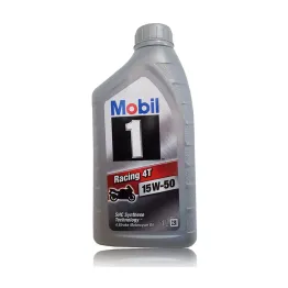 MF2451 - 1 Lt Olio Motore 15W50 MOBIL 1 Racing 4T 100% Sintentico Moto Scooter