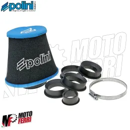 Filtro Aria conico Polini Carburatore Air Box Scooter Big Evolution DM 28 / 55 2