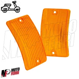Kit 2 Gemme arancioni Frecce Anteriori Vespa 50 125 PK XL Rush N V FL FL2 HP 2
