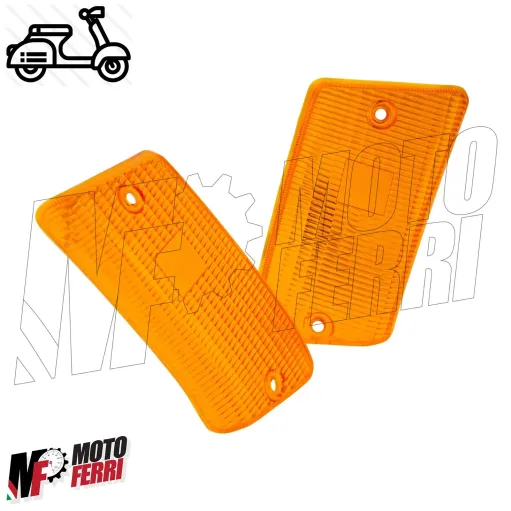 Kit 4 Gemme frecce anteriori posteriori Arancioni Vespa PK 50 XL HP Rush FL FL2