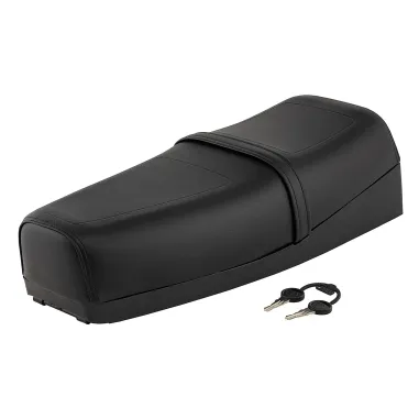 Sella sellone in pelle Nero Vespa PK 50 125 XL Rush con gonnellino e serratura