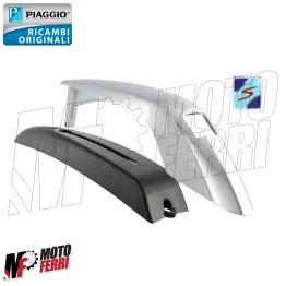 Cresta parafango Cromata supporto inferiore Logo S Vespa 300 GTS Super Sport IE 2