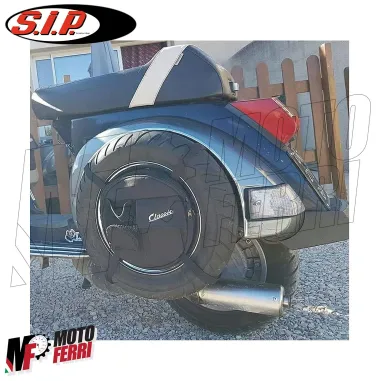 MF0386 Borsa SIP Ruota Scorta 8 10 Nera Vespa 50 Special 125 ET3 Primavera PX PE