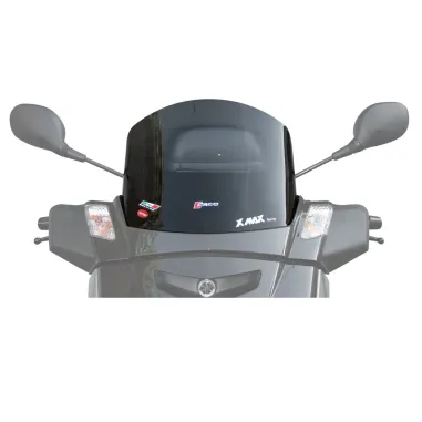 MF2553 - Cupolino Spoiler nero fume' sport Faco Yamaha 125 250 XMAX 2005 - 2009