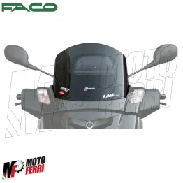 MF2553 - Cupolino Spoiler nero fume' sport Faco Yamaha 125 250 XMAX 2005 - 2009 2