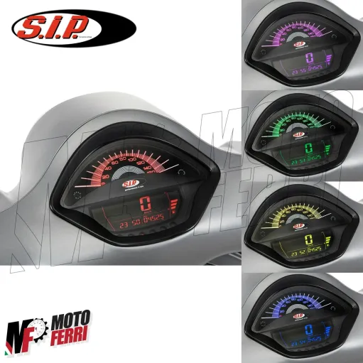 MF2009 - Contagiri Contachilometri Multifunzione SIP Vespa GTS 125 300 Super Hpe